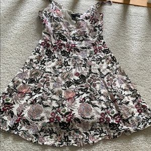 Flower print dress